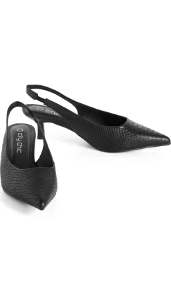 WIDE FIT Avani Slingback Heel - black