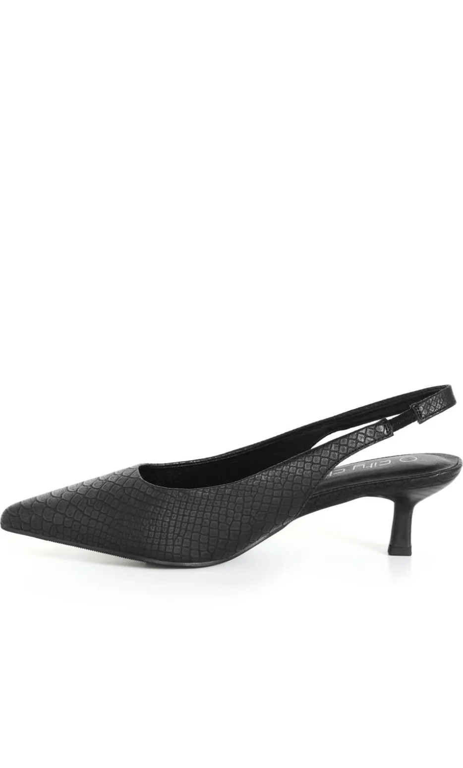 WIDE FIT Avani Slingback Heel - black