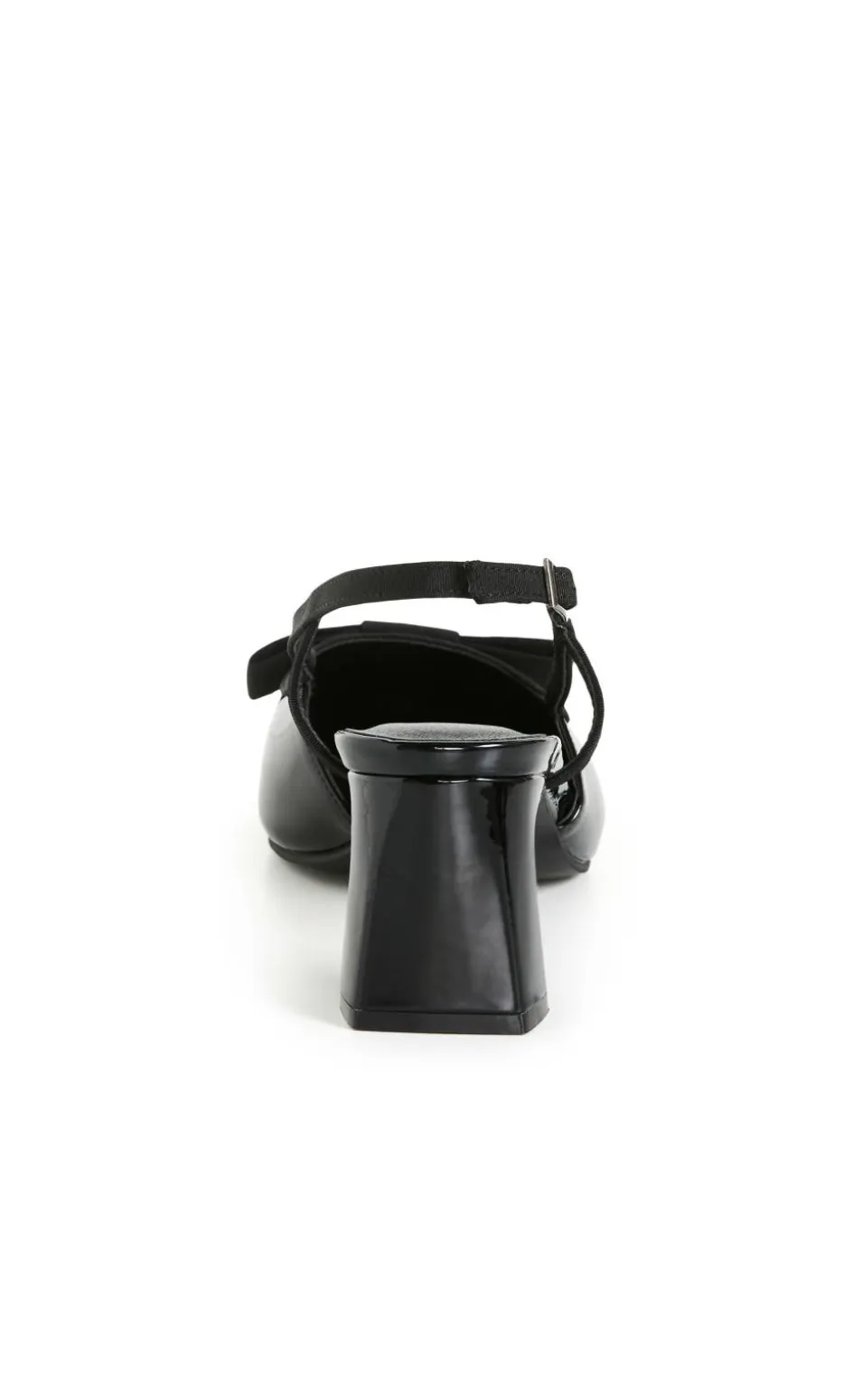 WIDE FIT Belle Bow Heel - black