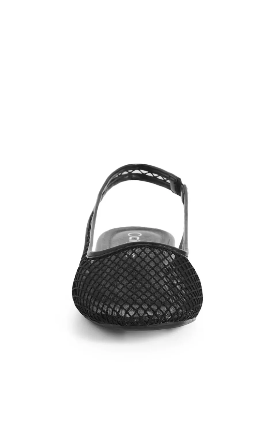WIDE FIT Bianca Mesh Slingback Flat - black