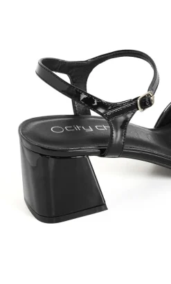WIDE FIT Brooke Patent Heel - black