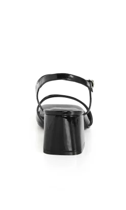 WIDE FIT Brooke Patent Heel - black