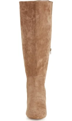 WIDE FIT Cassie Long Boot - taupe