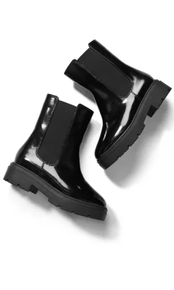WIDE FIT Chelsea Ankle Boot - black
