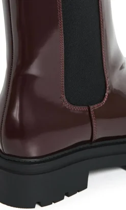 WIDE FIT Chelsea Ankle Boot - dark cherry