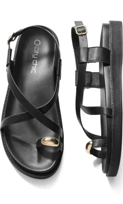 WIDE FIT Chloe Sandal - black