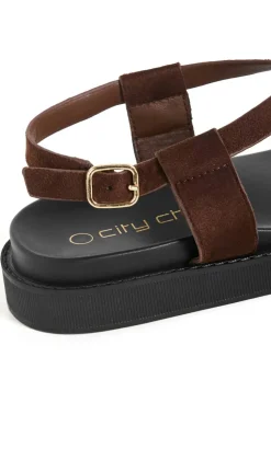 WIDE FIT Chloe Sandal - espresso