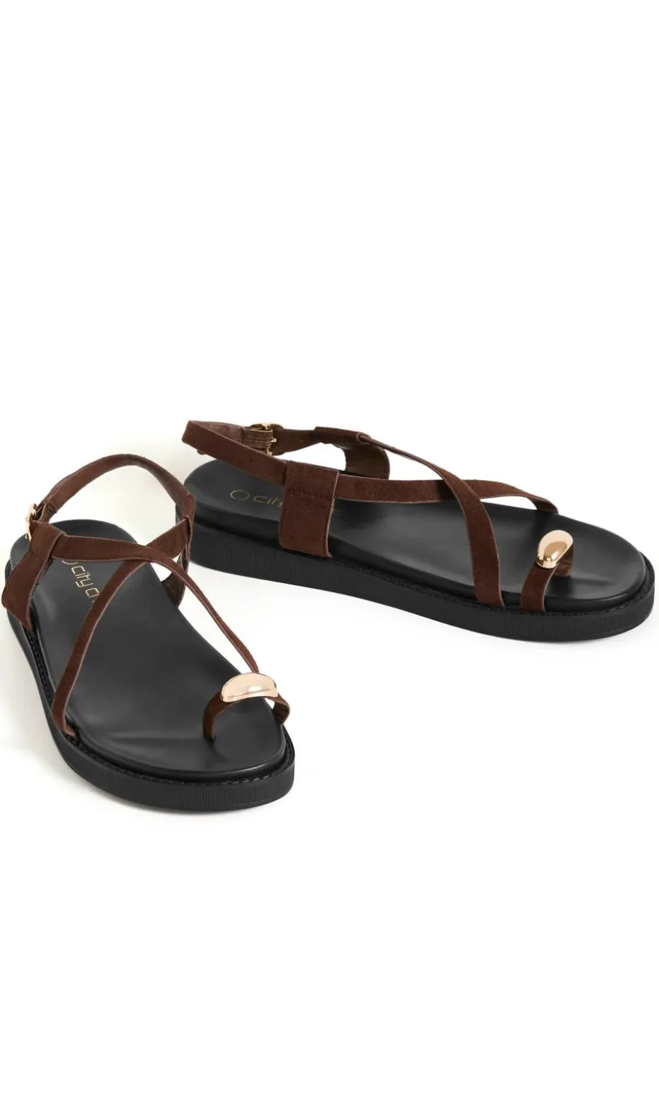WIDE FIT Chloe Sandal - espresso