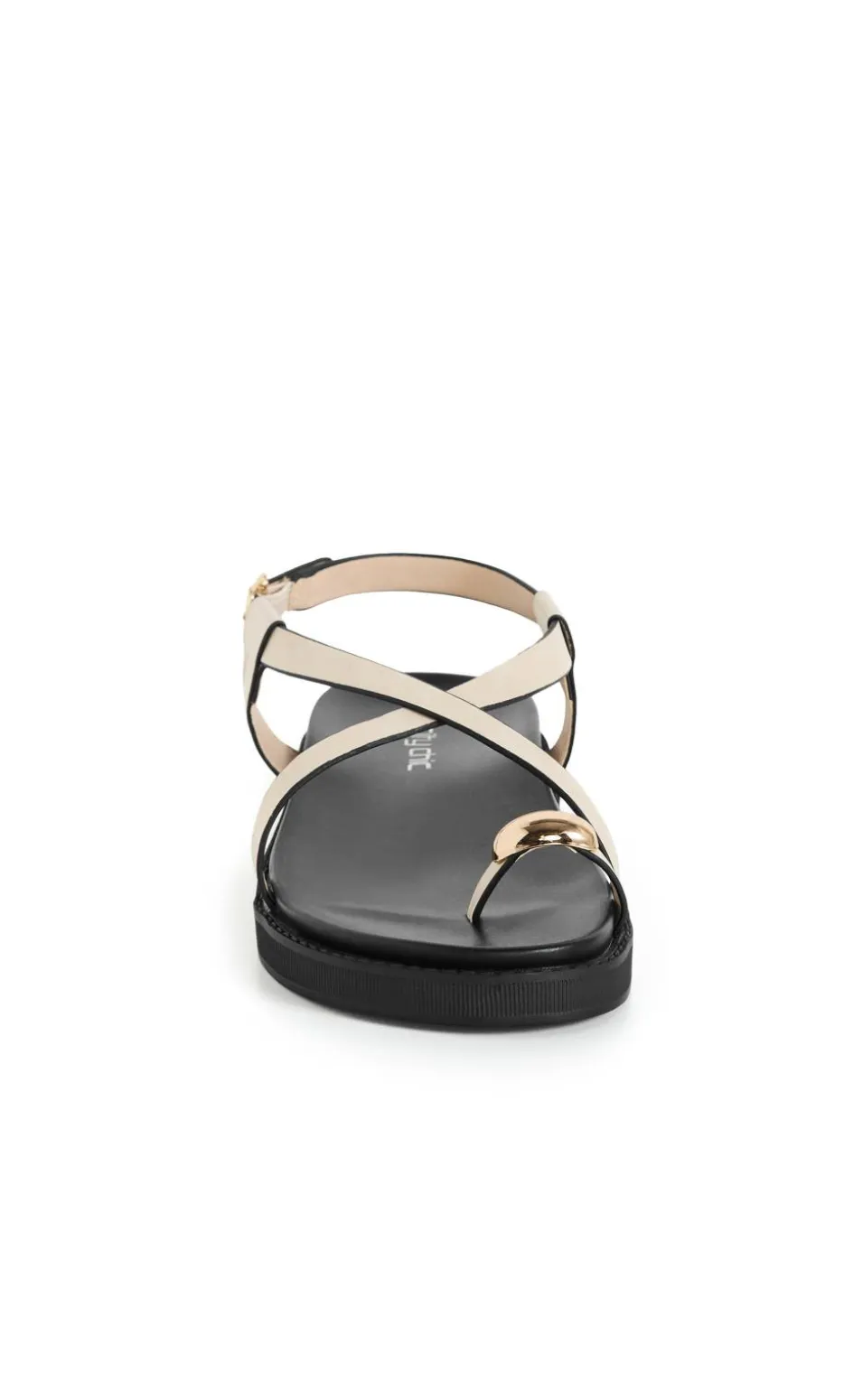 WIDE FIT Chloe Sandal - stone