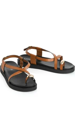 WIDE FIT Chloe Sandal - tan
