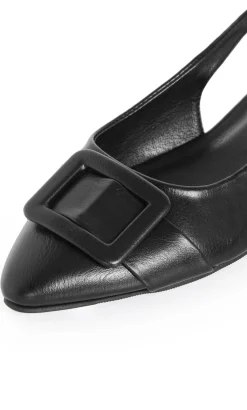 WIDE FIT Elise Slingback Flat - black