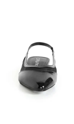 WIDE FIT Elsie Slingback Flat - black