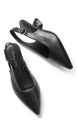 WIDE FIT Eve Slingback Heel - black