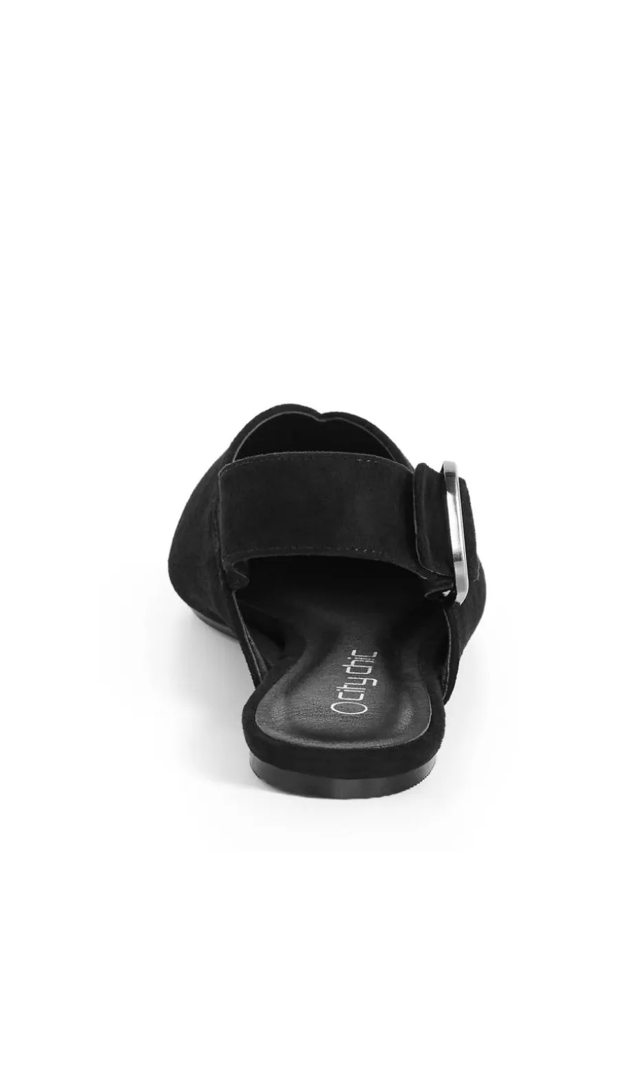 WIDE FIT Gianna Slingback Flat - black