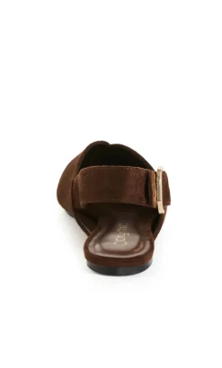 WIDE FIT Gianna Slingback Flat - espresso