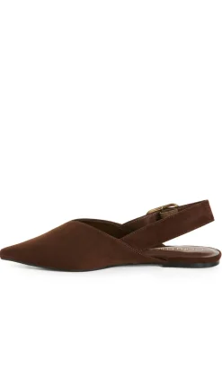 WIDE FIT Gianna Slingback Flat - espresso