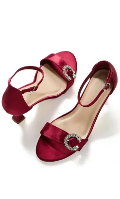 WIDE FIT Glamour Heel - ruby