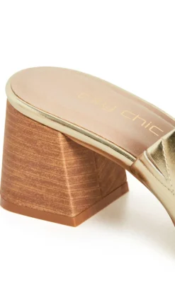 WIDE FIT Hazel Heel - gold