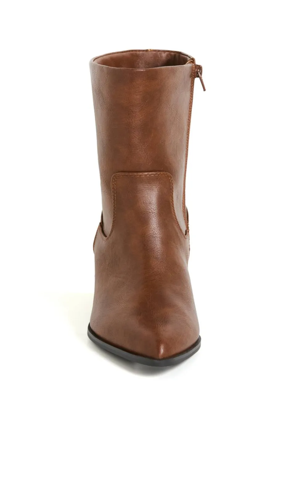 WIDE FIT Indi Ankle Boot - caramel