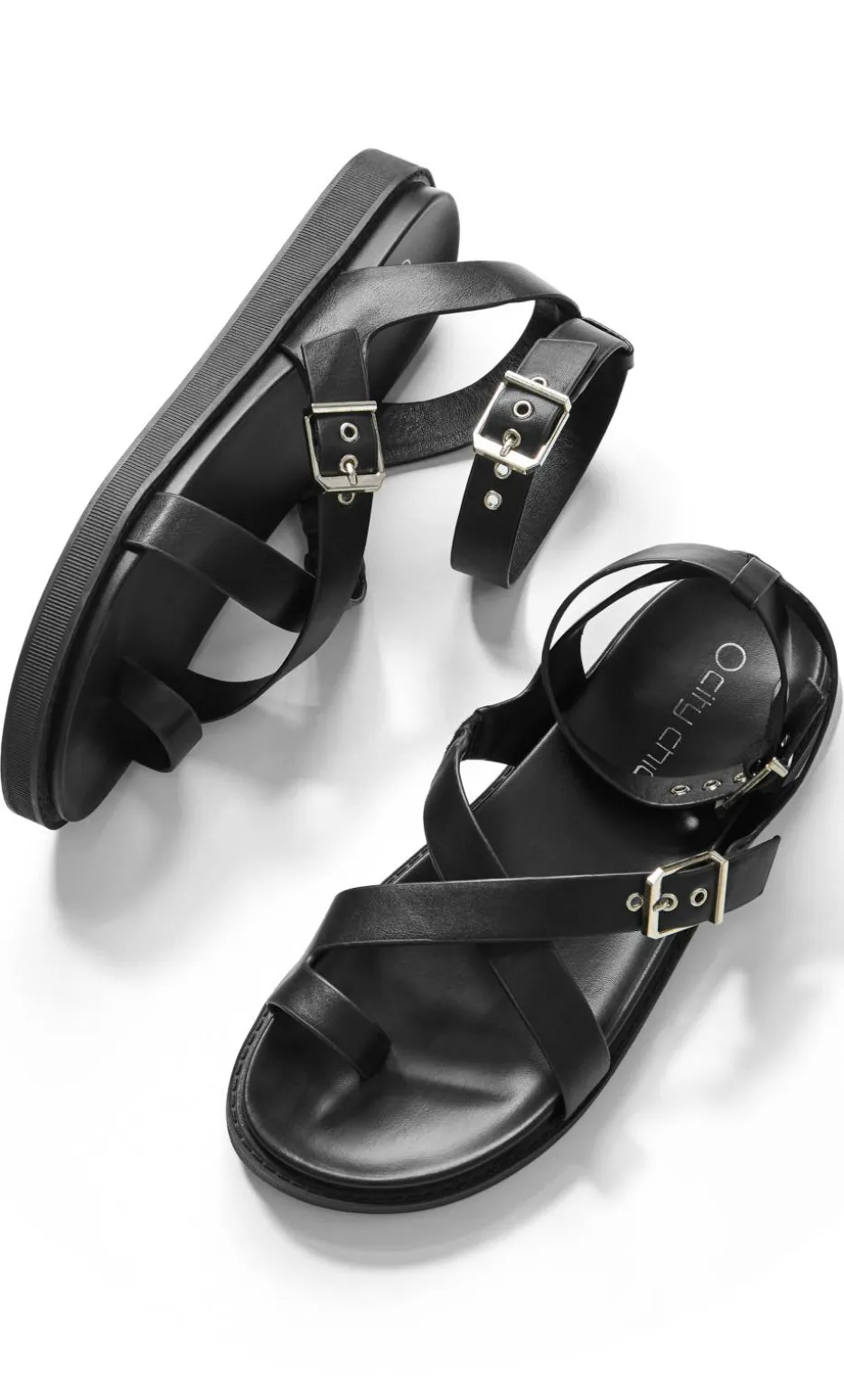 WIDE FIT Ivy Sandal - black