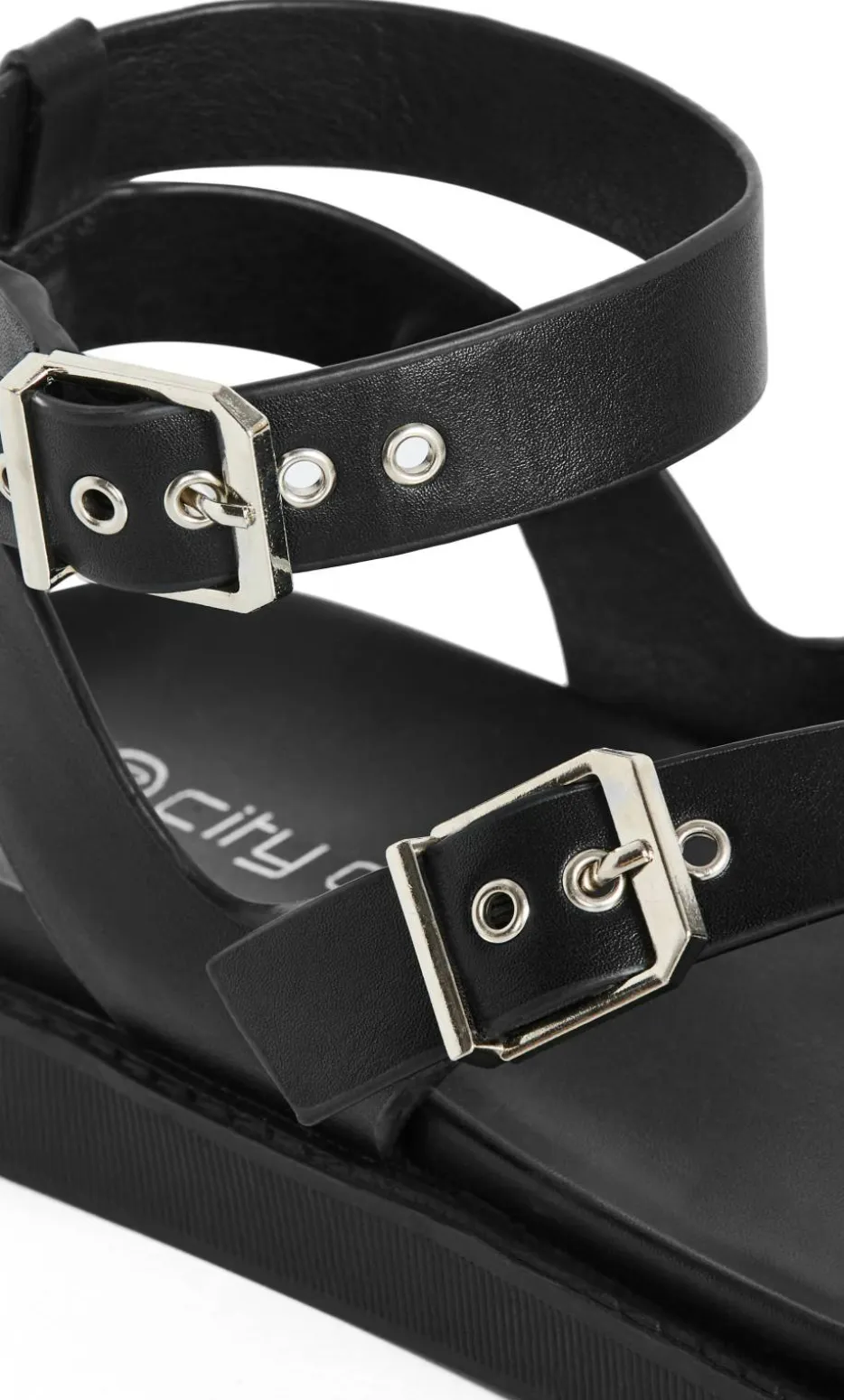 WIDE FIT Ivy Sandal - black