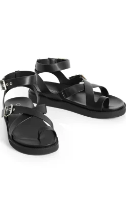 WIDE FIT Ivy Sandal - black