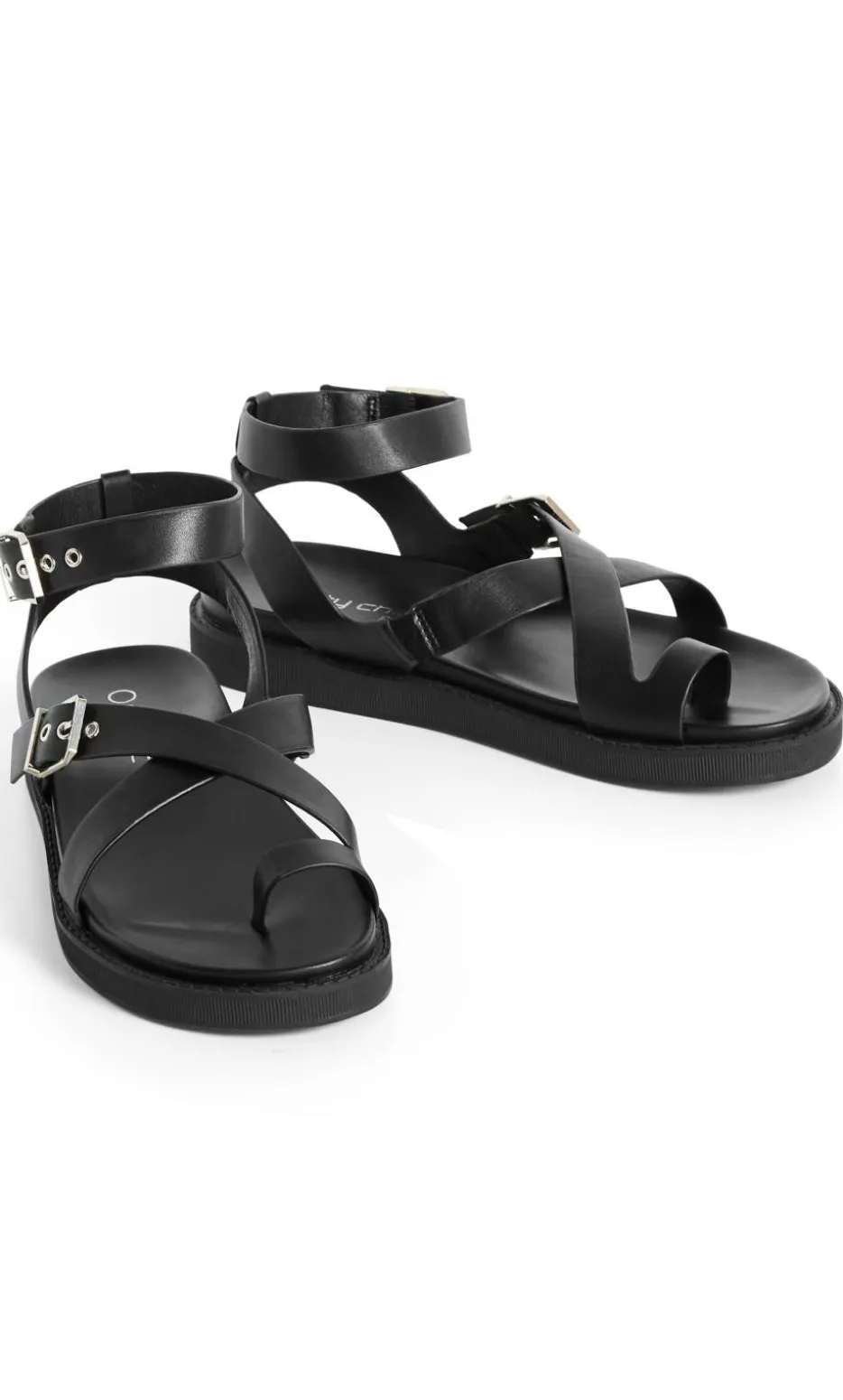 WIDE FIT Ivy Sandal - black