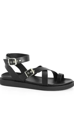 WIDE FIT Ivy Sandal - black