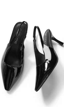 WIDE FIT Jada Slingback Heel - black