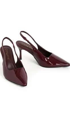 WIDE FIT Jada Slingback Heel - dark cherry