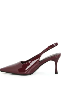 WIDE FIT Jada Slingback Heel - dark cherry