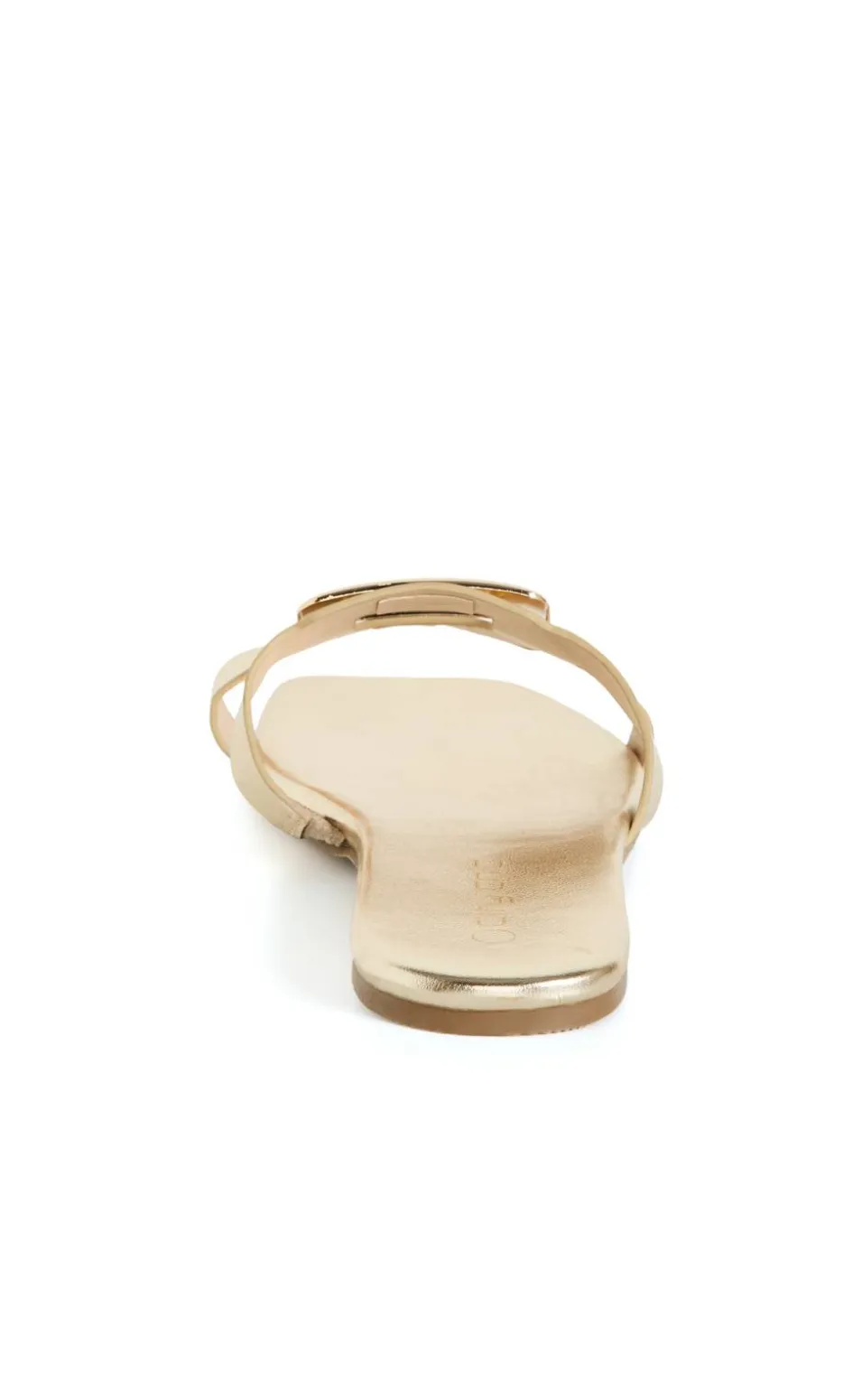 WIDE FIT Jada Square Detail Slide - gold