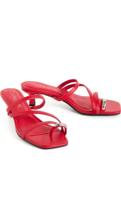 WIDE FIT Jasmine Heel - red