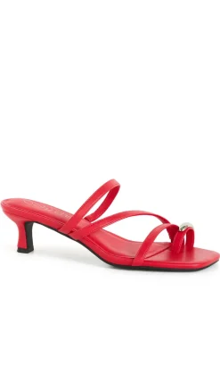WIDE FIT Jasmine Heel - red