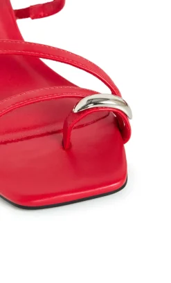 WIDE FIT Jasmine Heel - red