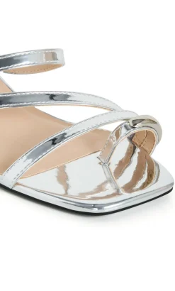 WIDE FIT Jasmine Heel - silver