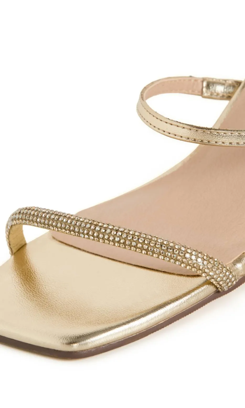 WIDE FIT Keira Kitten Heel - gold