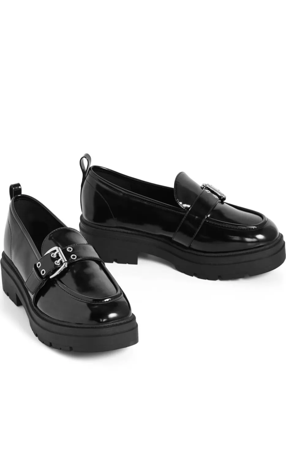 WIDE FIT Lexie Platform Loafer - black