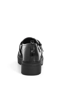 WIDE FIT Lexie Platform Loafer - black