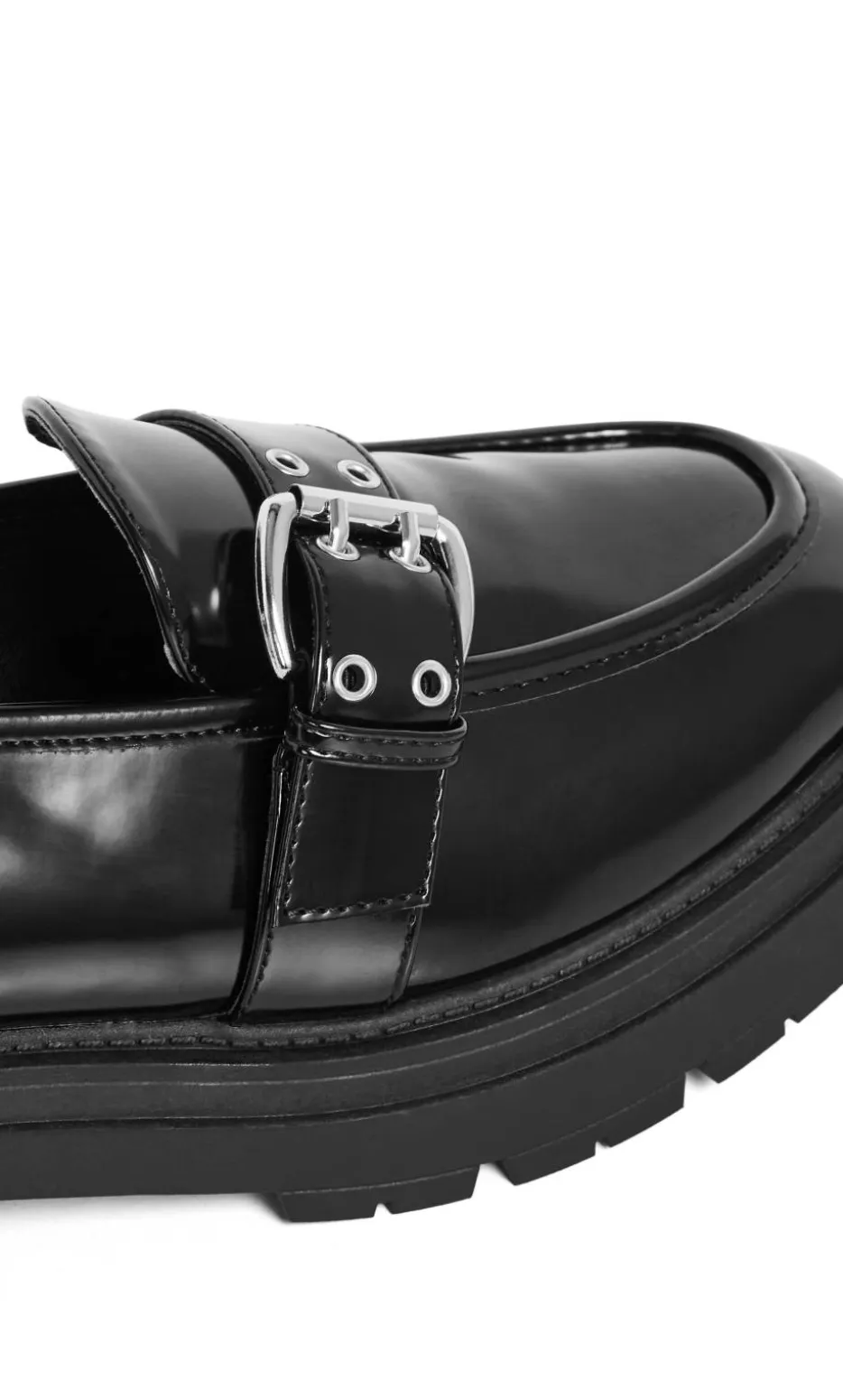WIDE FIT Lexie Platform Loafer - black