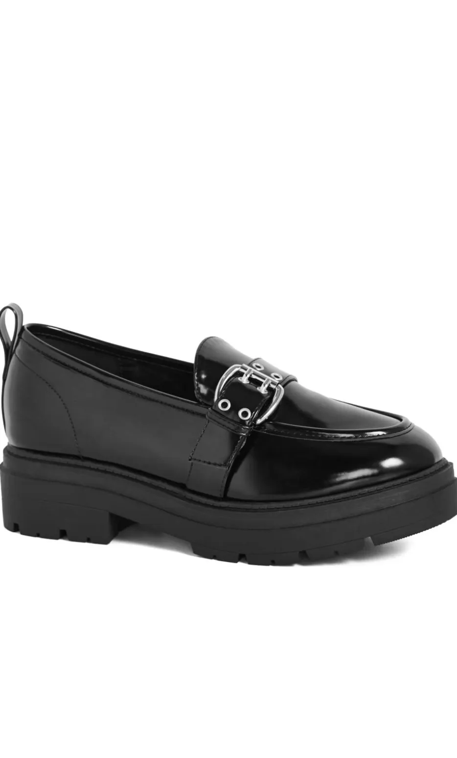 WIDE FIT Lexie Platform Loafer - black