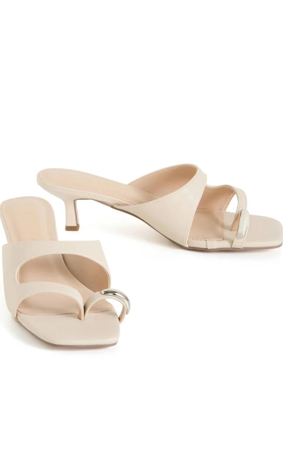 WIDE FIT Muse Heel - stone