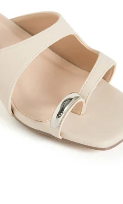 WIDE FIT Muse Heel - stone