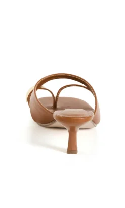 WIDE FIT Muse Heel - tan