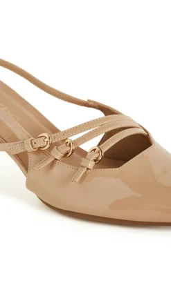 WIDE FIT Novah Heel - almond