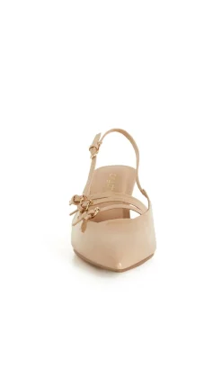 WIDE FIT Novah Heel - almond