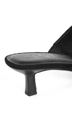 WIDE FIT Nyla Mule - black