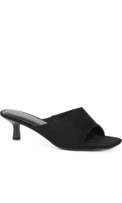 WIDE FIT Nyla Mule - black
