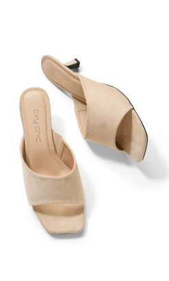 WIDE FIT Nyla Mule - stone