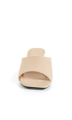 WIDE FIT Nyla Mule - stone